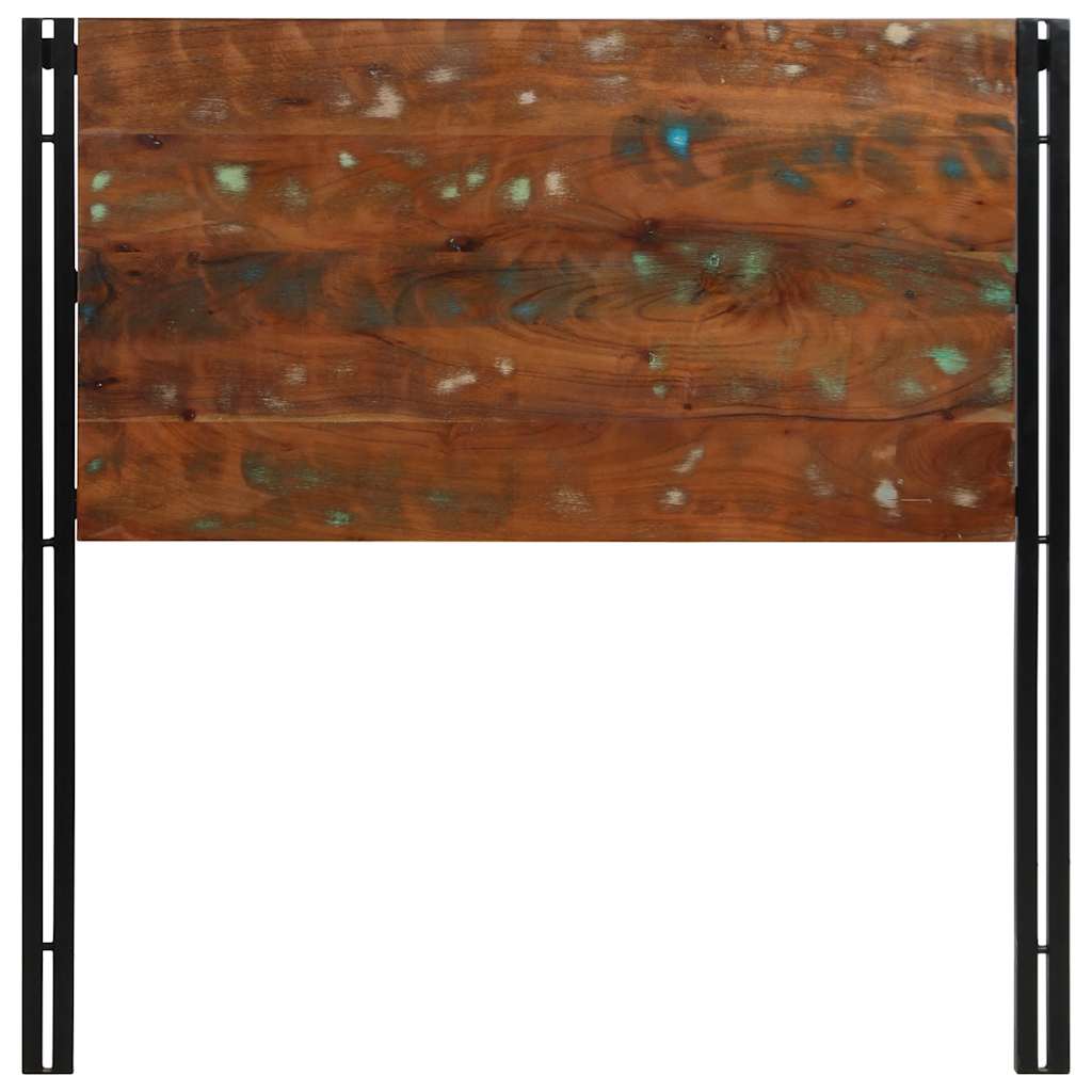 Headboard 100 cm Solid Wood Reclaimed and Iron