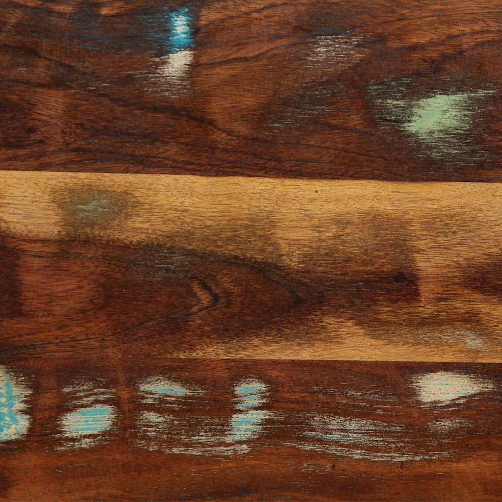 Headboard 200 cm Solid Wood Reclaimed and Iron