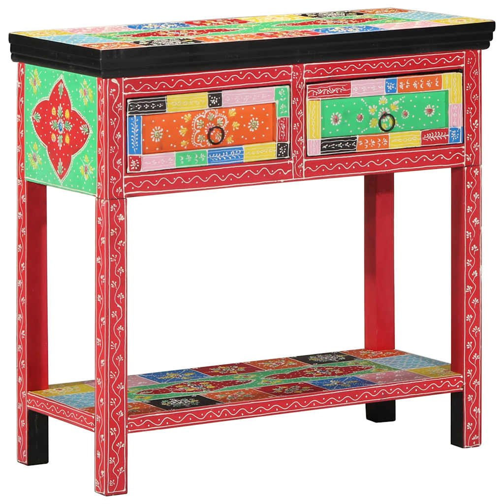 Console Table with Drawer Multicolour 80 x 35 x 76 cm