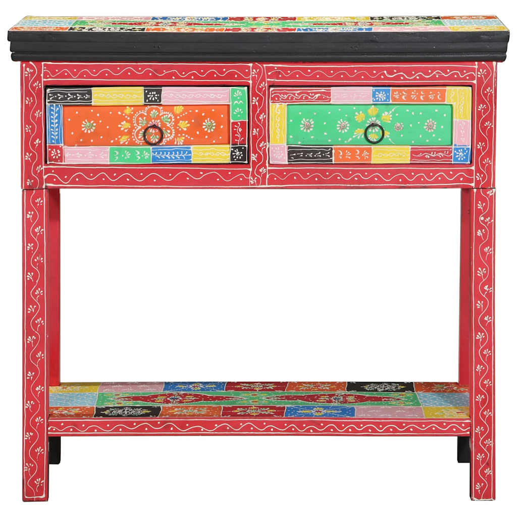Console Table with Drawer Multicolour 80 x 35 x 76 cm