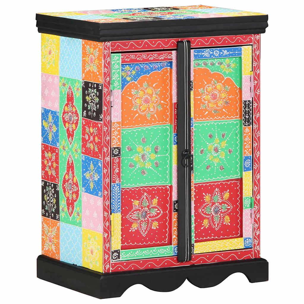 Console Table with Shelf with Door Multicolour 50 x 30 x 70 cm