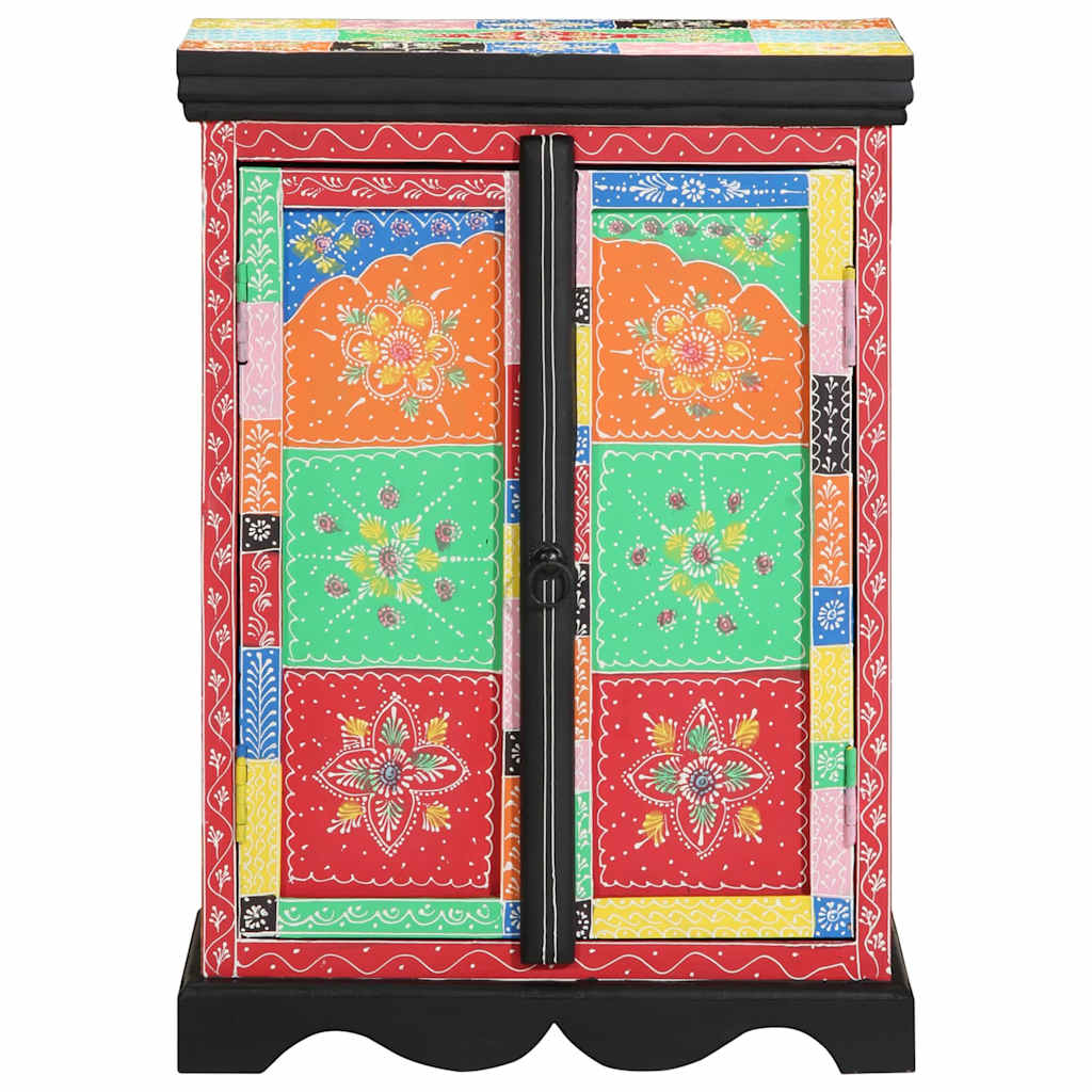 Console Table with Shelf with Door Multicolour 50 x 30 x 70 cm