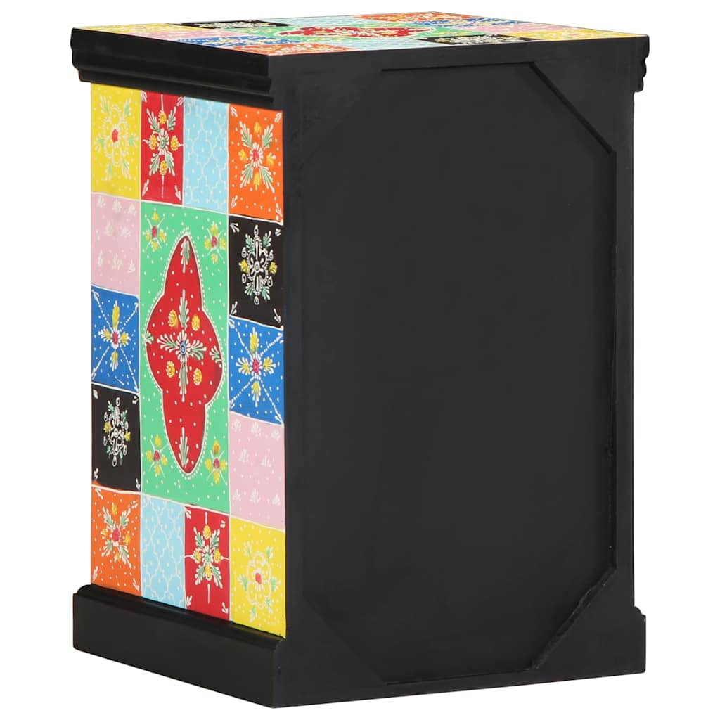 Drawer Cabinet Multicolour 40 x 40 x 60 cm Solid Mango Wood