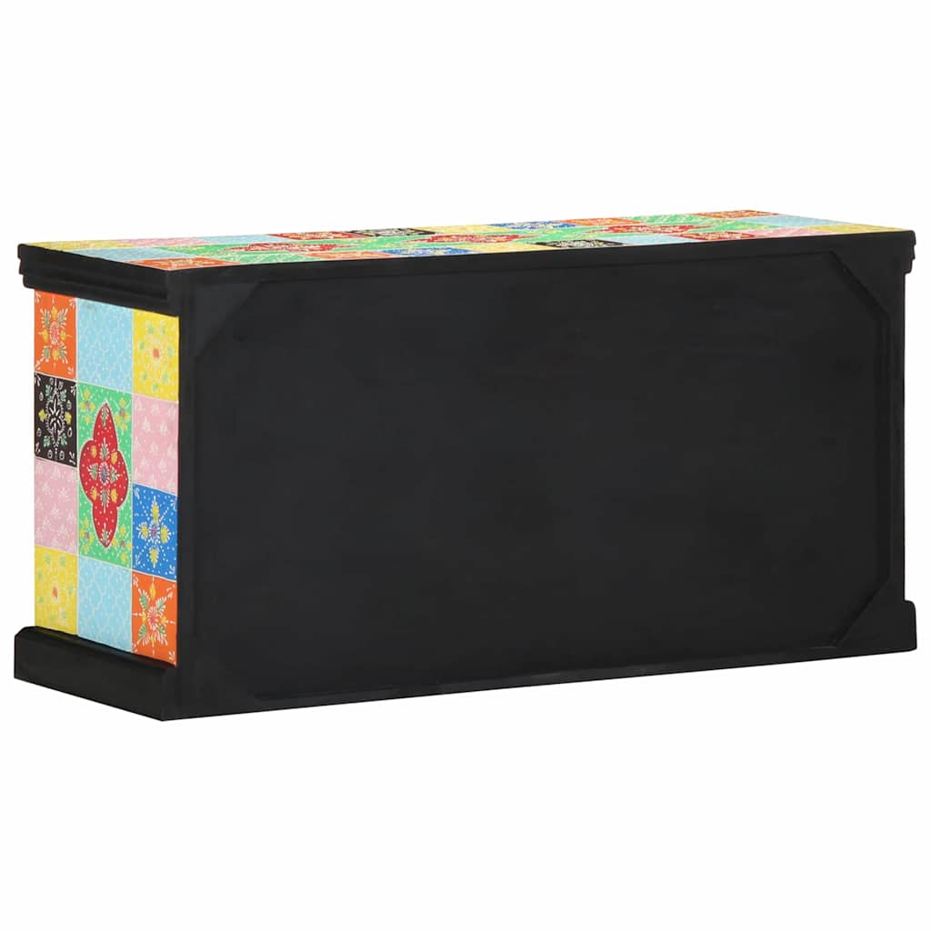 TV Cabinet Multicolour 100 x 35 x 50 cm Solid Mango Wood