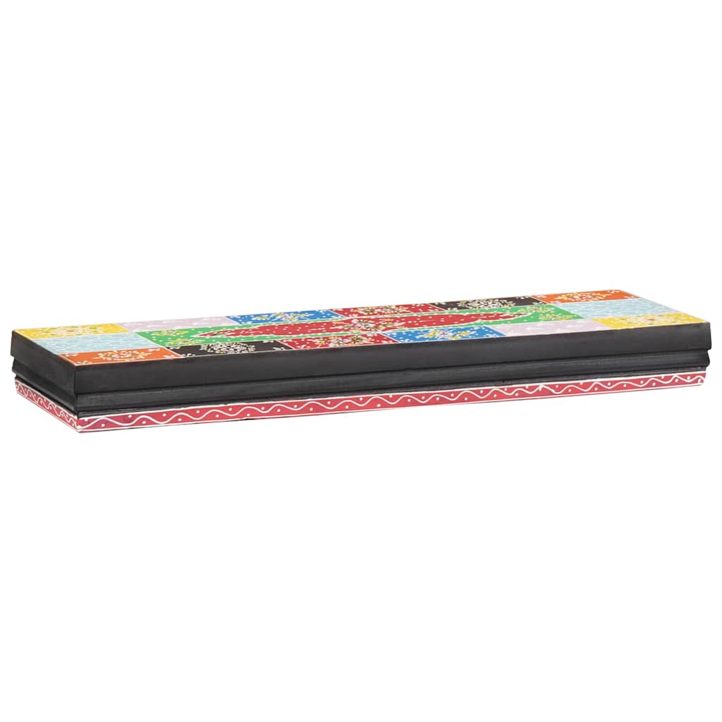 Wall Shelves 3 pcs Multicolour 100 x 20 x 6 cm Solid Mango Wood