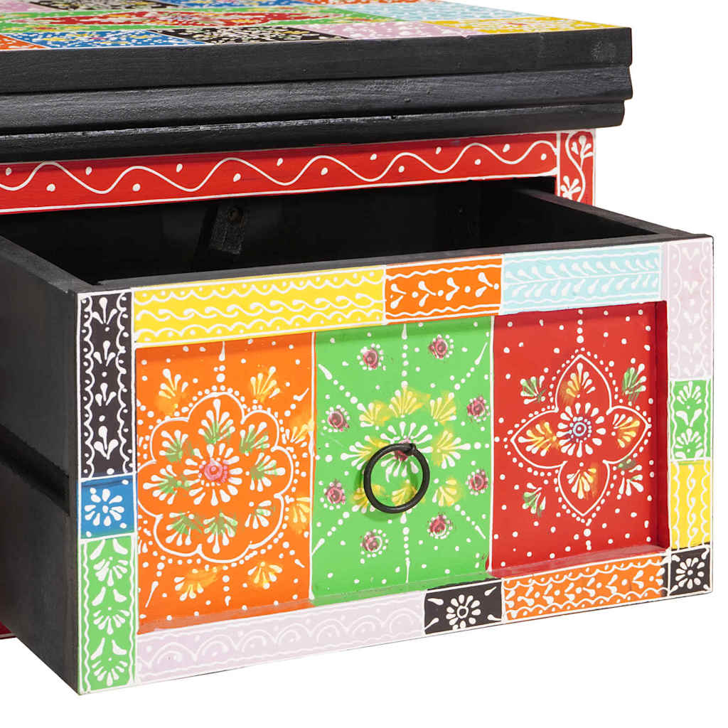 Bedside Cabinet with Drawer Multicolour 40 x 30 x 28 cm