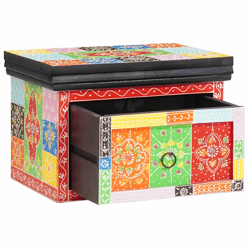 Bedside Cabinet with Drawer Multicolour 40 x 30 x 28 cm