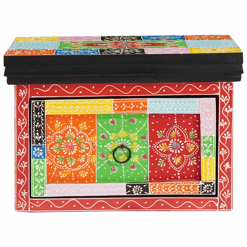 Bedside Cabinet with Drawer Multicolour 40 x 30 x 28 cm