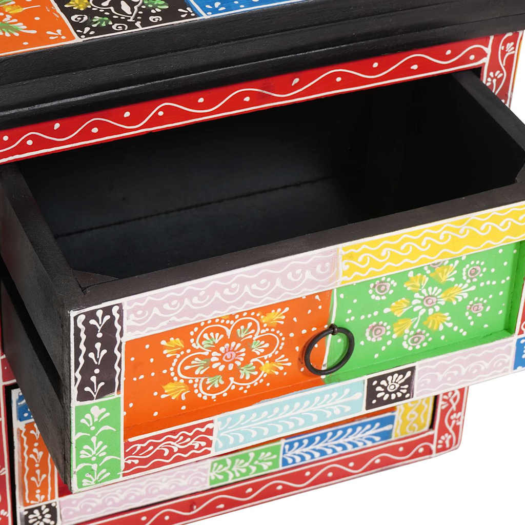 Bedside Cabinet with Drawer Multicolour 40 x 30 x 40 cm
