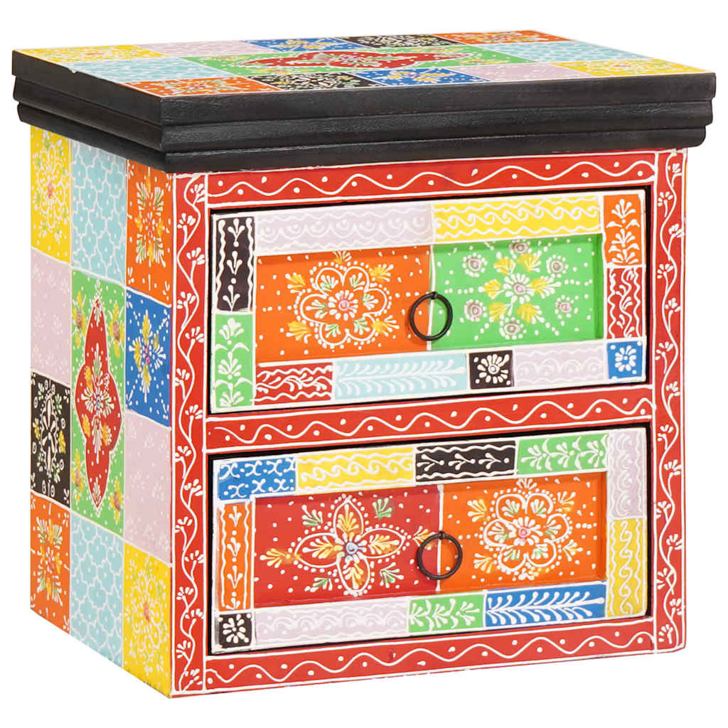 Bedside Cabinet with Drawer Multicolour 40 x 30 x 40 cm