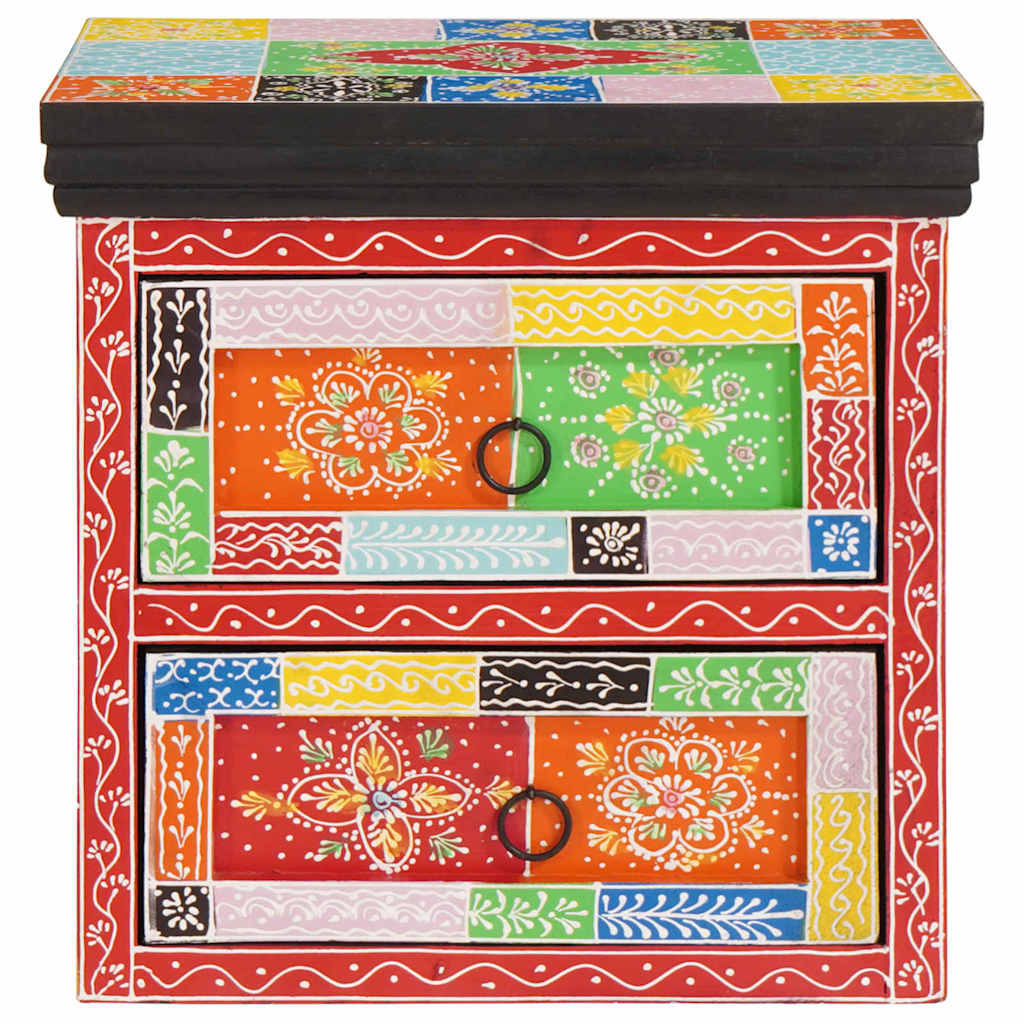 Bedside Cabinet with Drawer Multicolour 40 x 30 x 40 cm