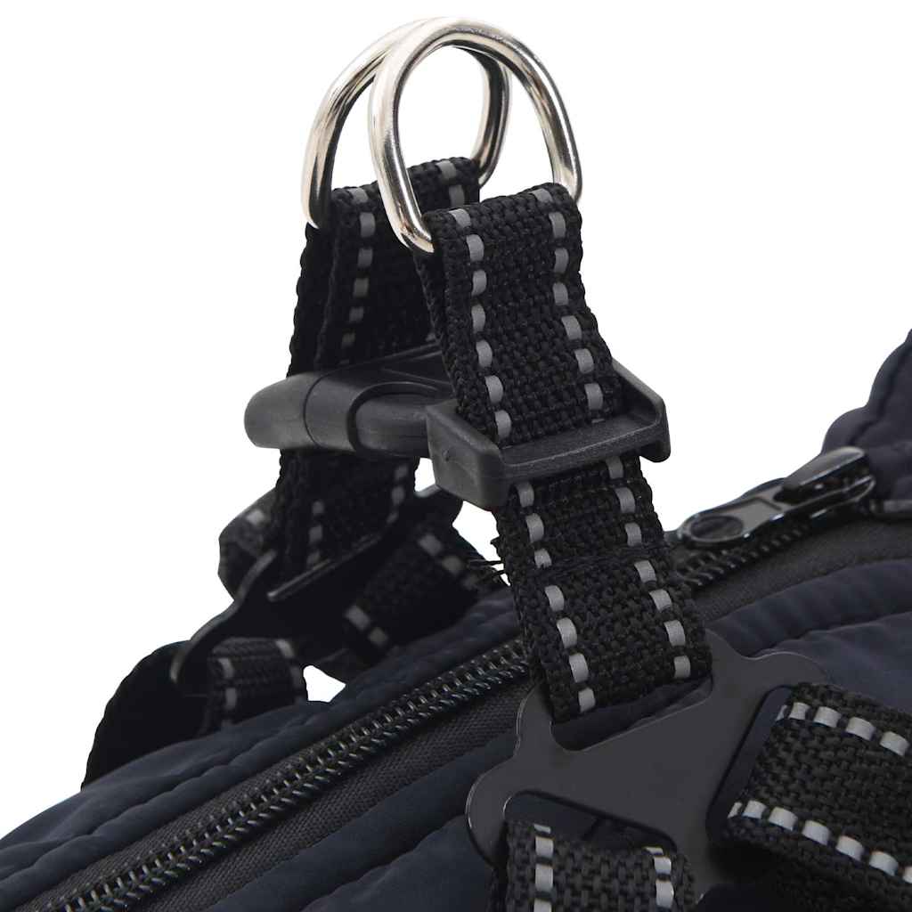 Dog Coat with Harness Waterproof Reflective Navy Blue XL