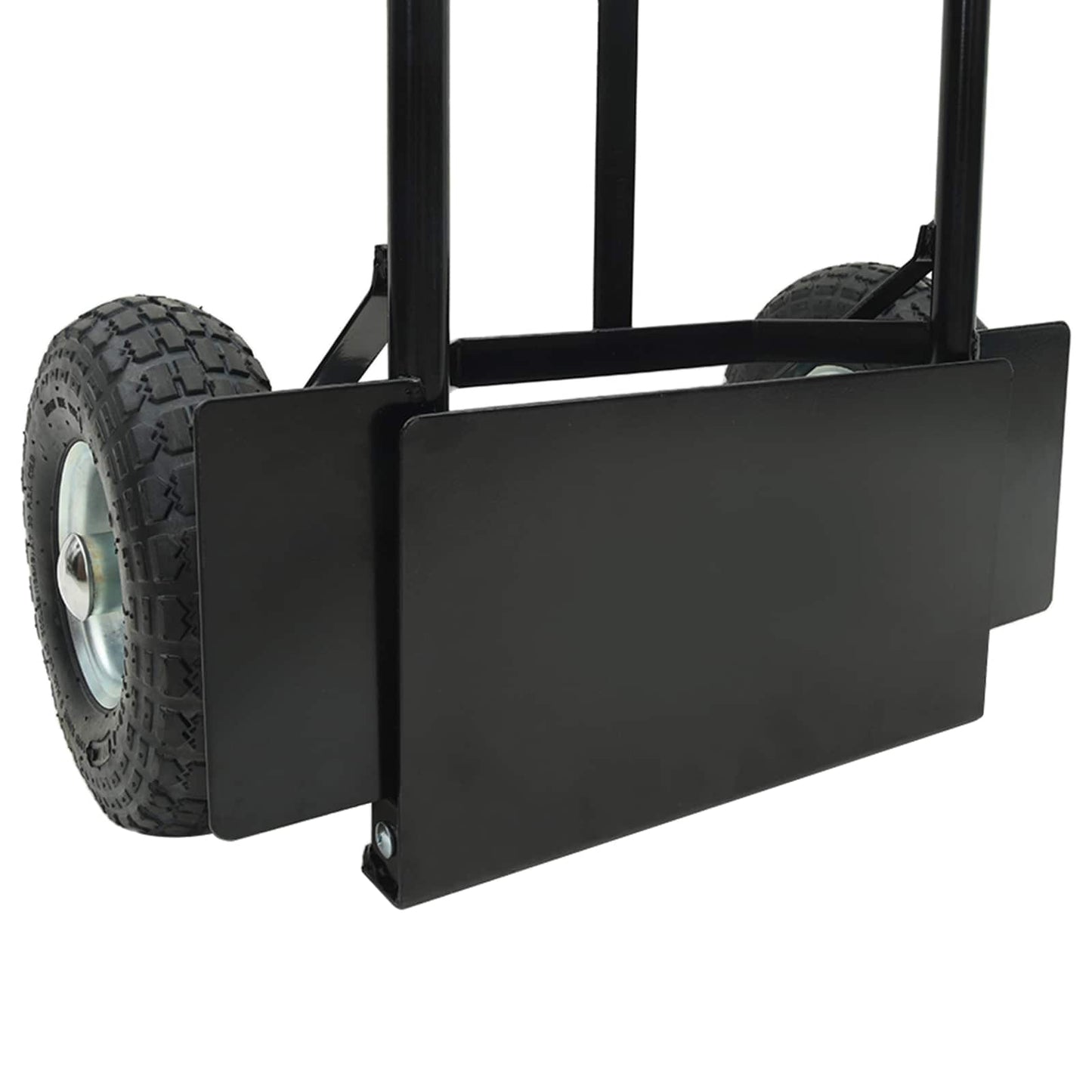 Extendable Hand Trolley Black and Red 57 x 46 x 113 cm Steel