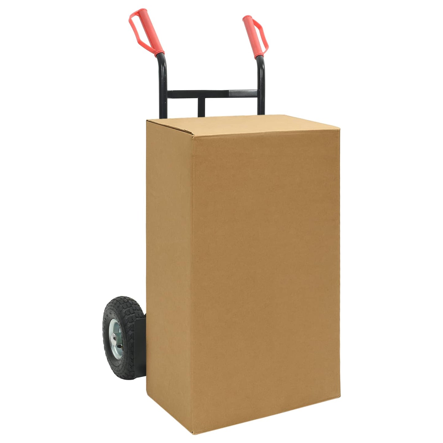Extendable Hand Trolley Black and Red 57 x 46 x 113 cm Steel