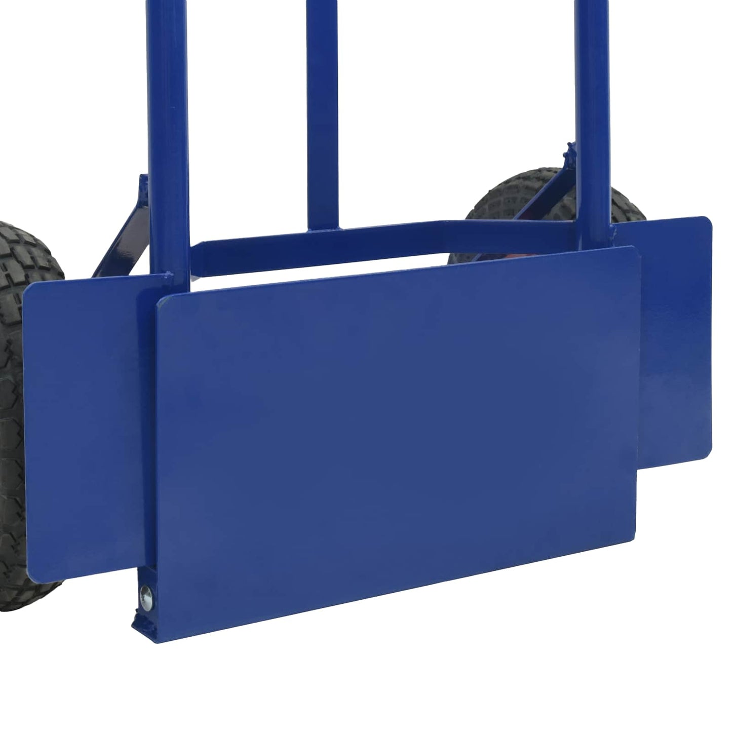 Extendable Hand Trolley Blue and Red 57 x 46 x 113 cm Steel