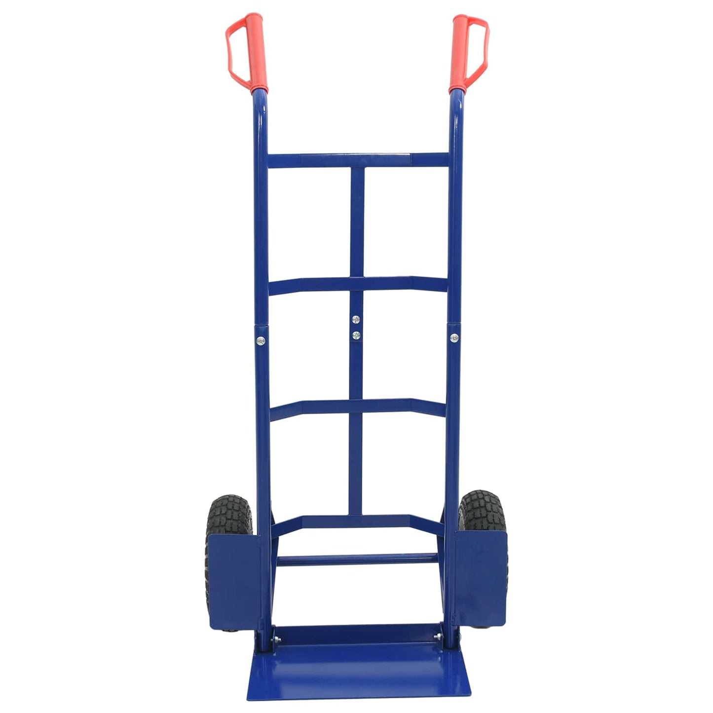 Extendable Hand Trolley Blue and Red 57 x 46 x 113 cm Steel