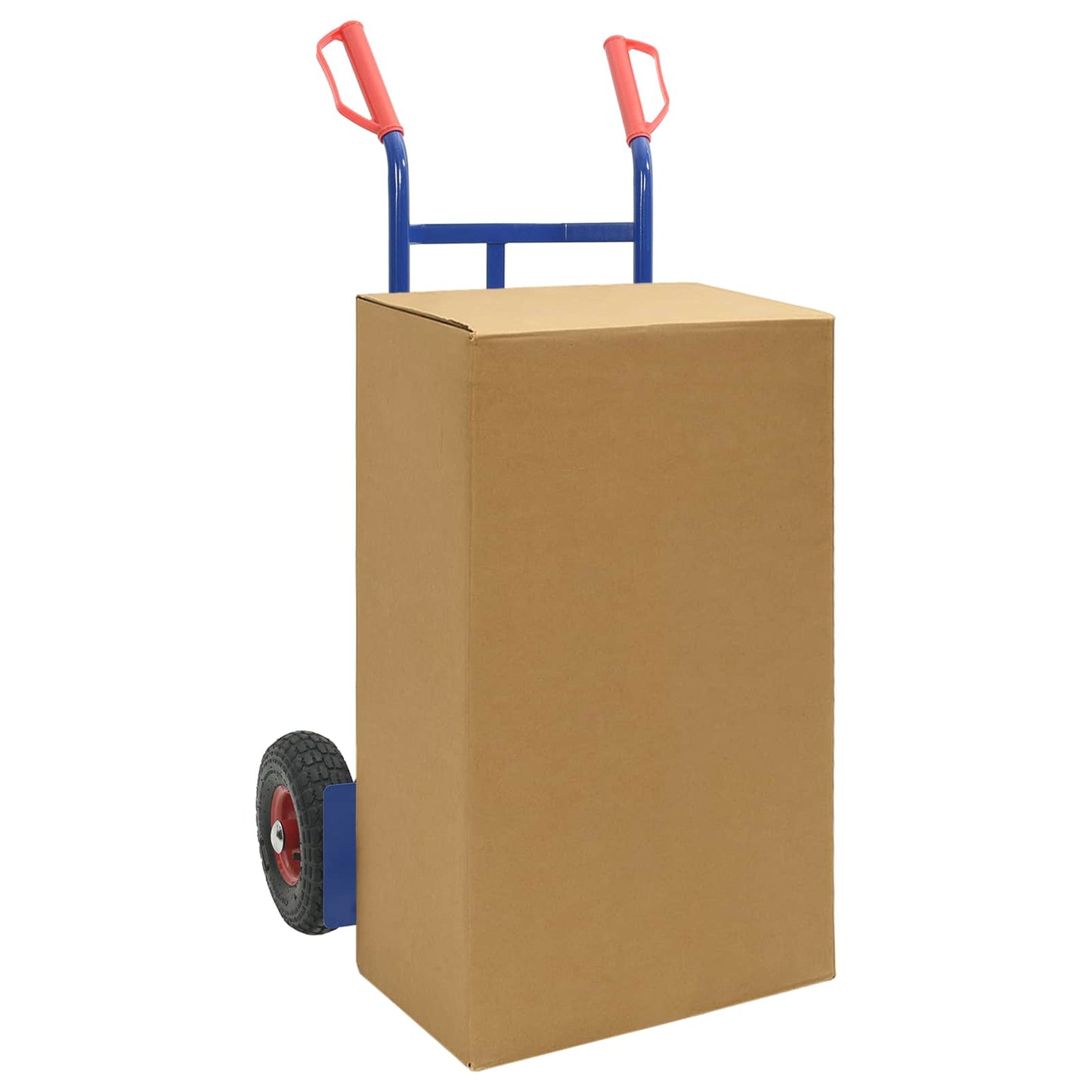 Extendable Hand Trolley Blue and Red 57 x 46 x 113 cm Steel