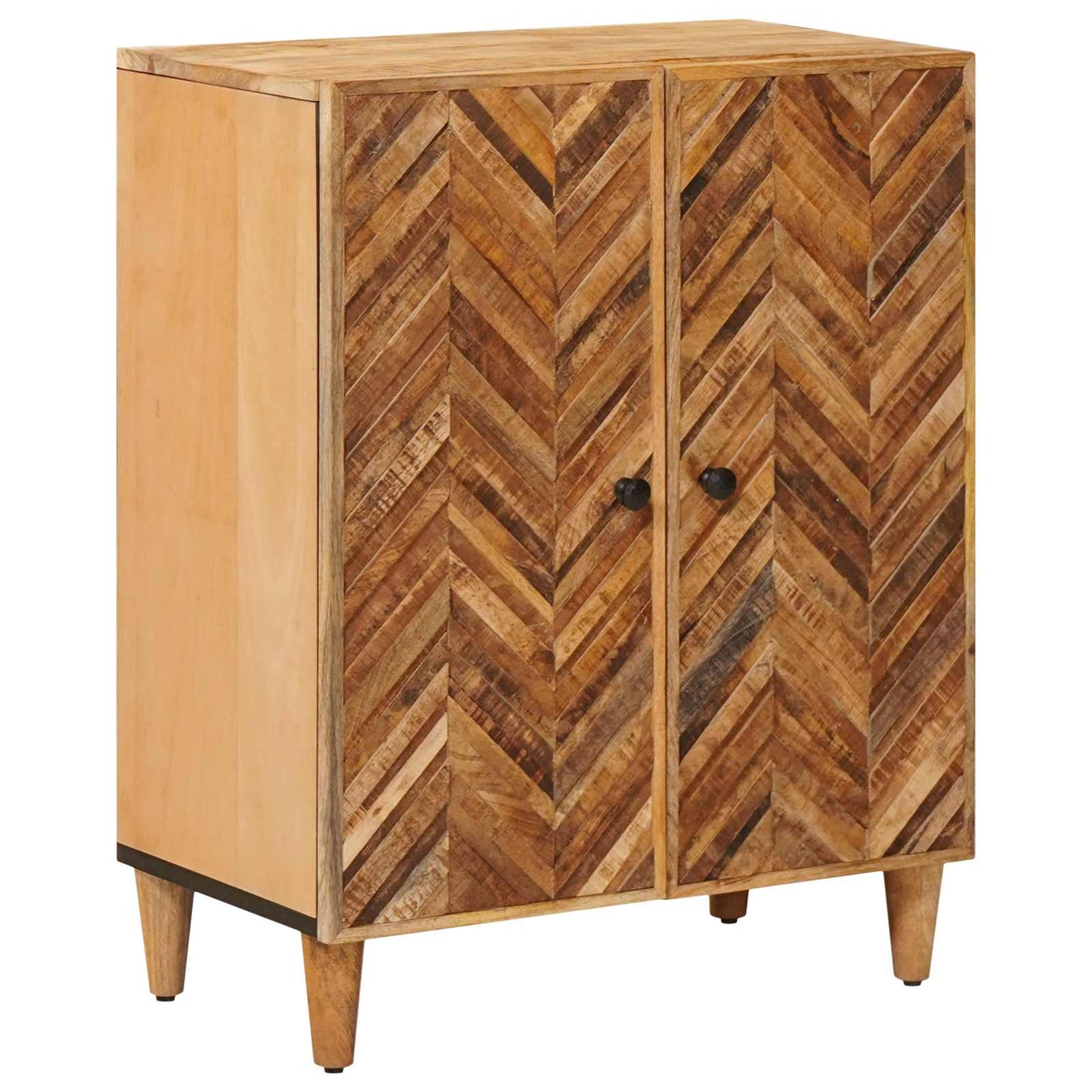 Storage Cabinets 3 pcs Brown 60 x 33.5 x 75 cm Solid Mango Wood