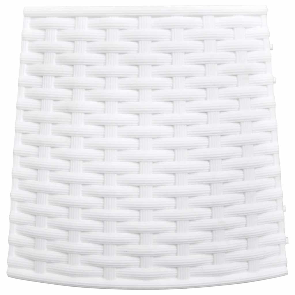 Christmas Tree Skirt White Ø65x23 cm Plastic