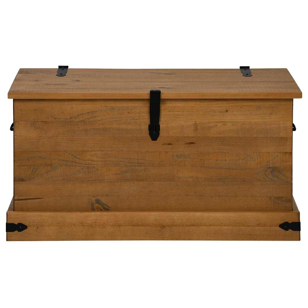 vidaXL Storage Chest HALDEN 91x48x47 cm Solid Wood Pine