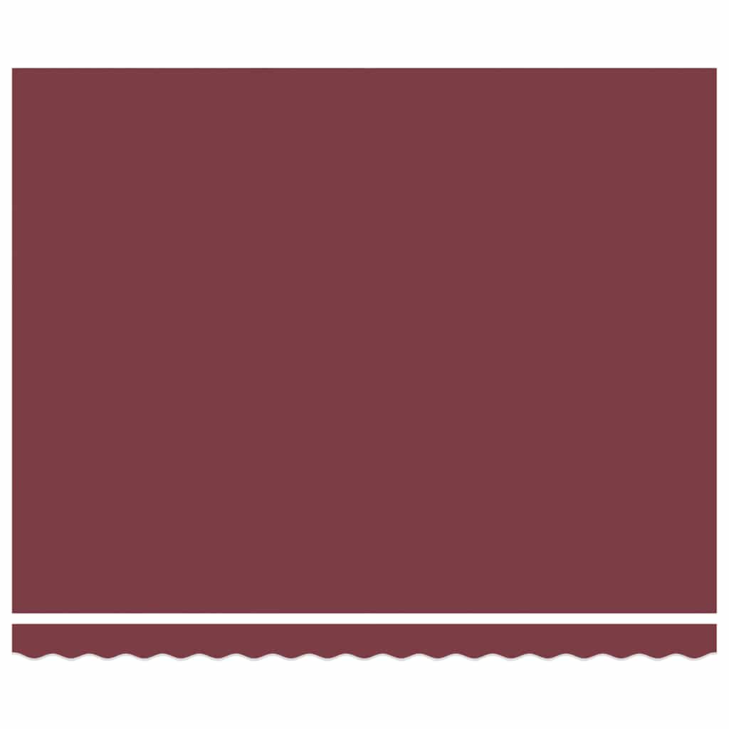 Manual Retractable Awning with LEDs Burgundy 400x300 cm