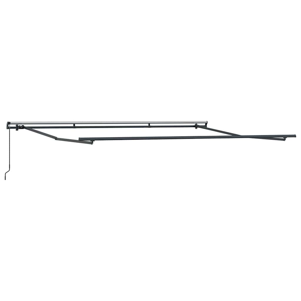 Manual Retractable Awning Burgundy 500x300 cm