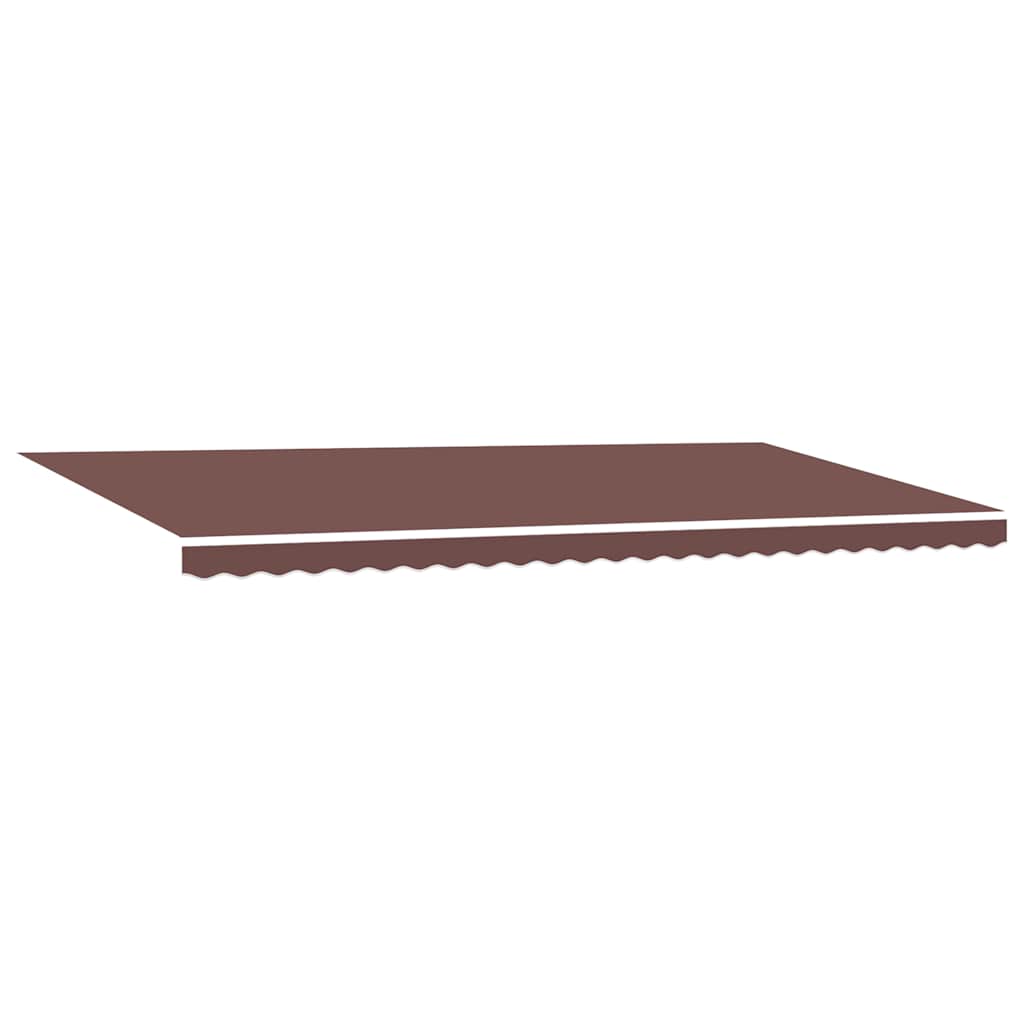 Manual Retractable Awning Brown 600x300 cm
