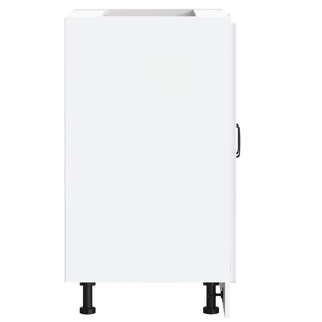 Sink Base Cabinet "Kalmar" White 60x46x81,5 cm Engineered Wood
