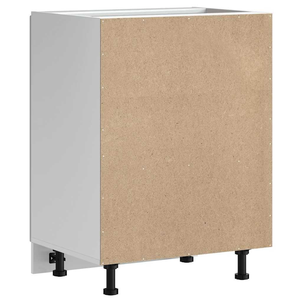 Sink Base Cabinet "Kalmar" White 60x46x81,5 cm Engineered Wood