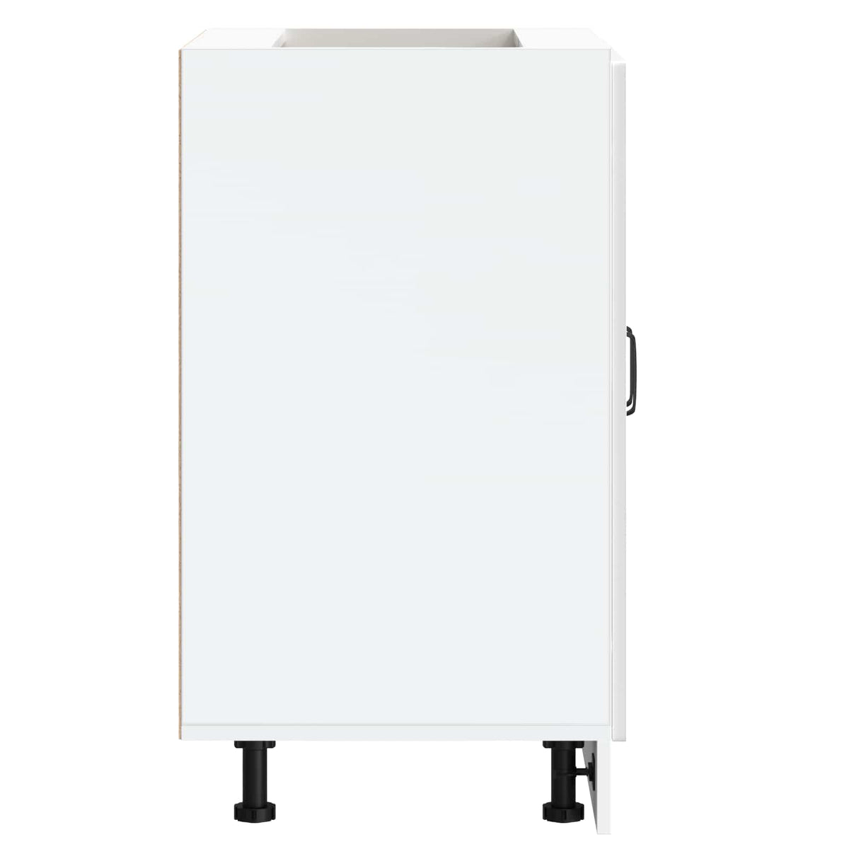 Sink Base Cabinet "Kalmar" High Gloss White 60x46x81.5 cm
