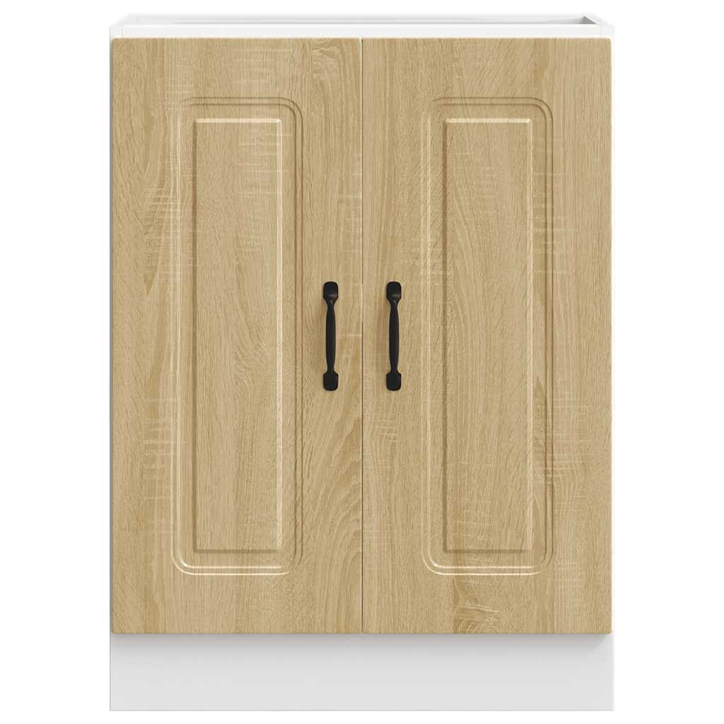 Sink Base Cabinet "Kalmar" Sonoma Oak 60x46x81.5 cm
