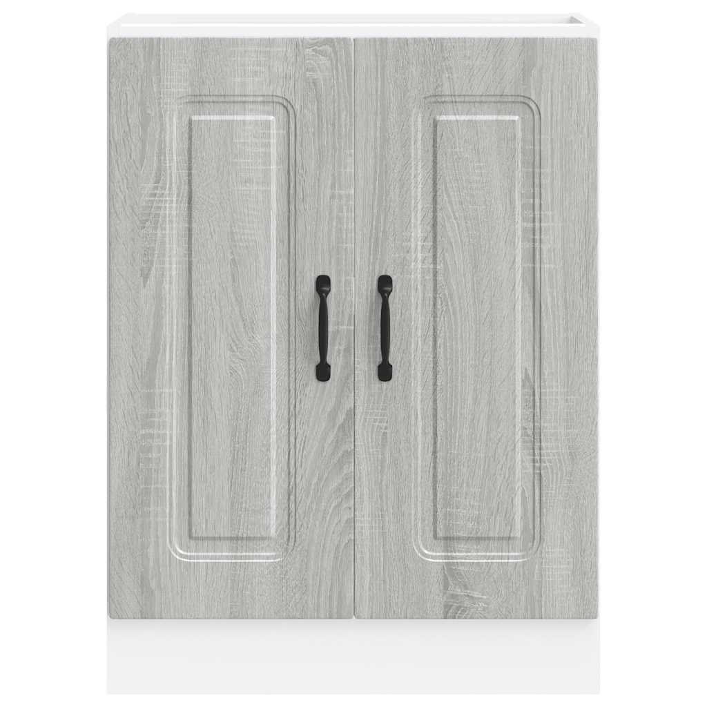 Sink Base Cabinet "Kalmar" Grey Sonoma 60x46x81.5 cm