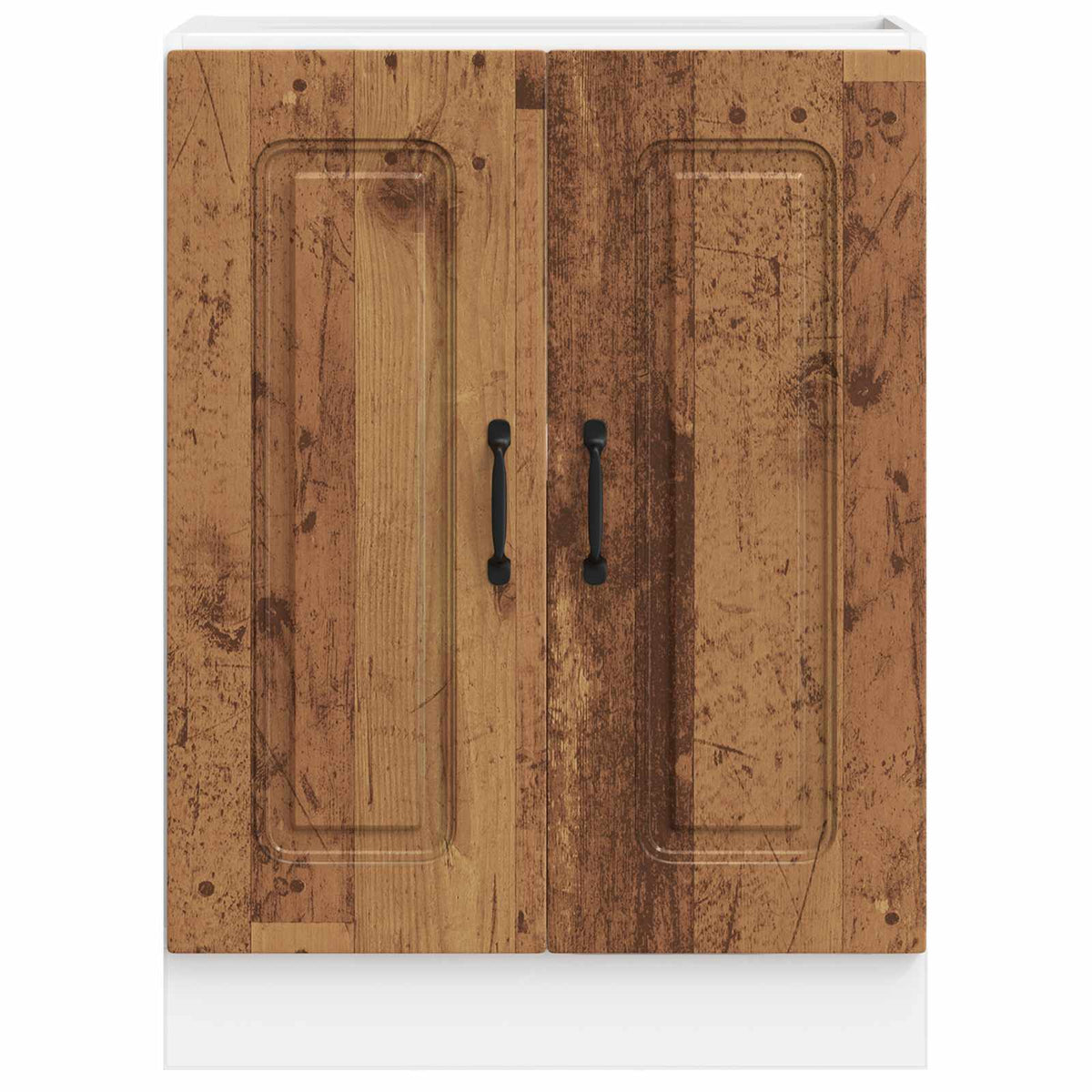 Sink Base Cabinet "Kalmar" Old Wood 60x46x81,5 cm Engineered Wood