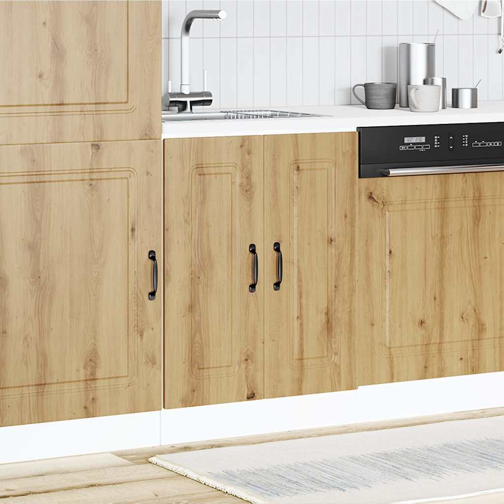 Sink Base Cabinet "Kalmar" Artisan Oak 60x46x81.5 cm