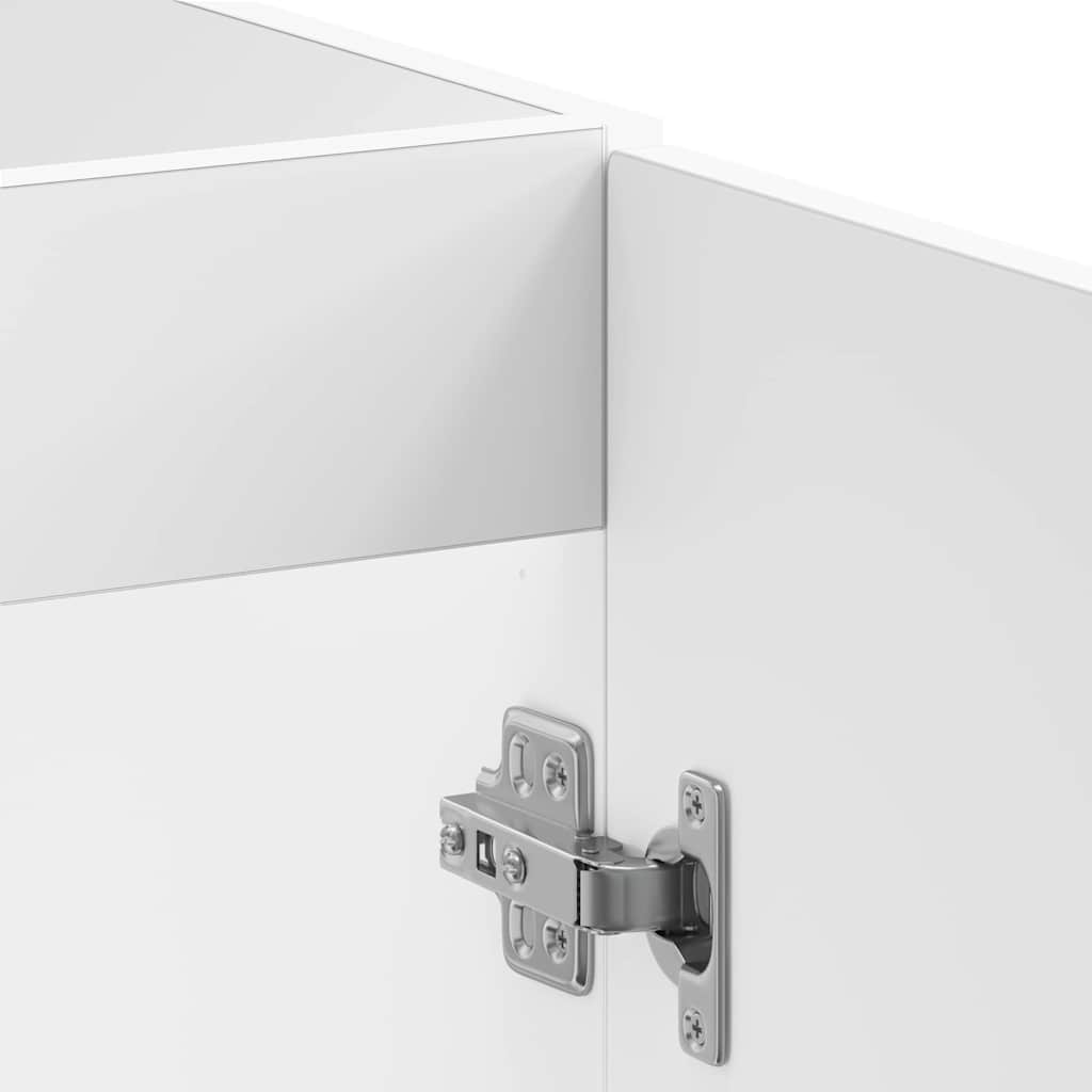 Sink Base Cabinet "Kalmar" White 80x46x81,5 cm Engineered Wood