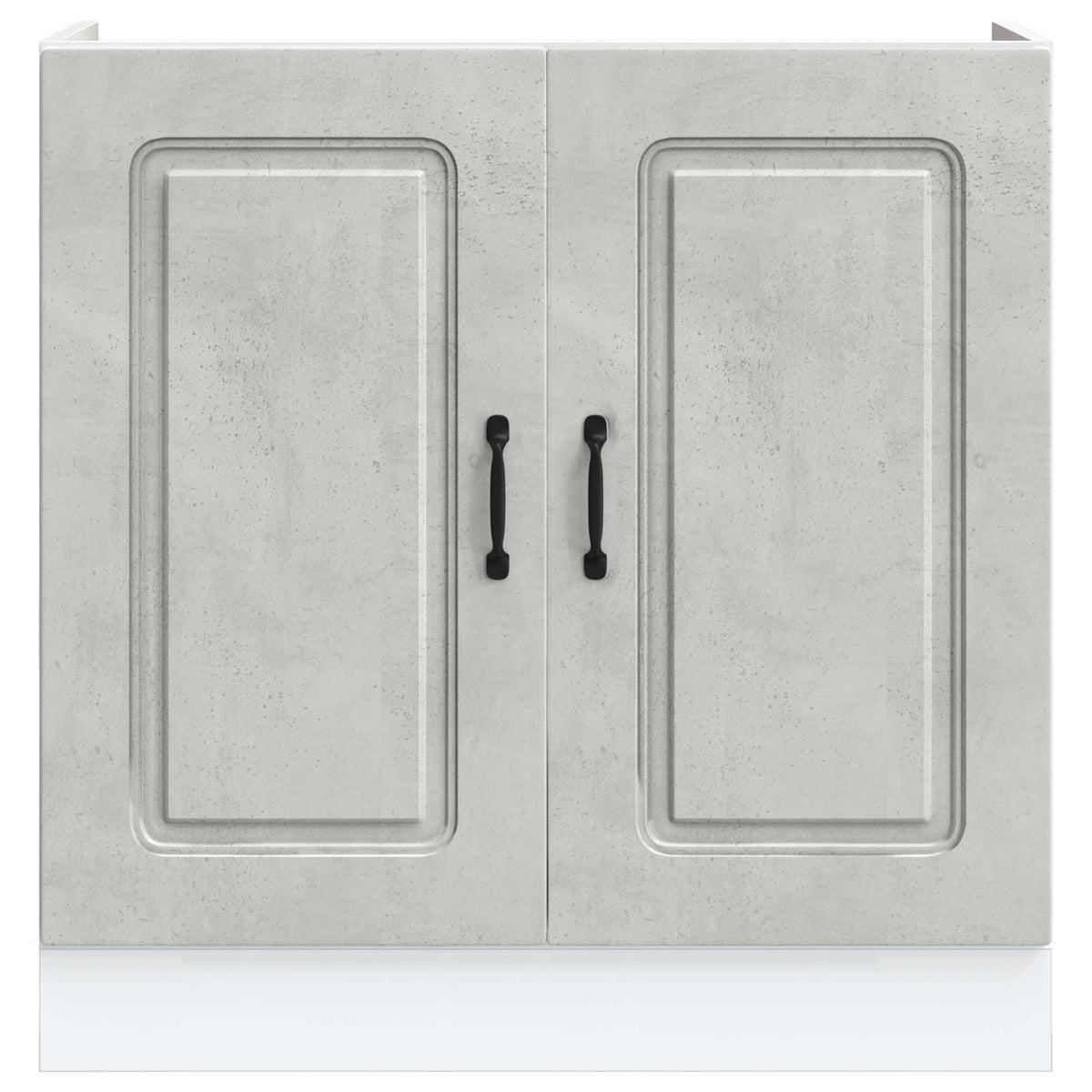 Sink Base Cabinet "Kalmar" Concrete Grey 80x46x81.5 cm