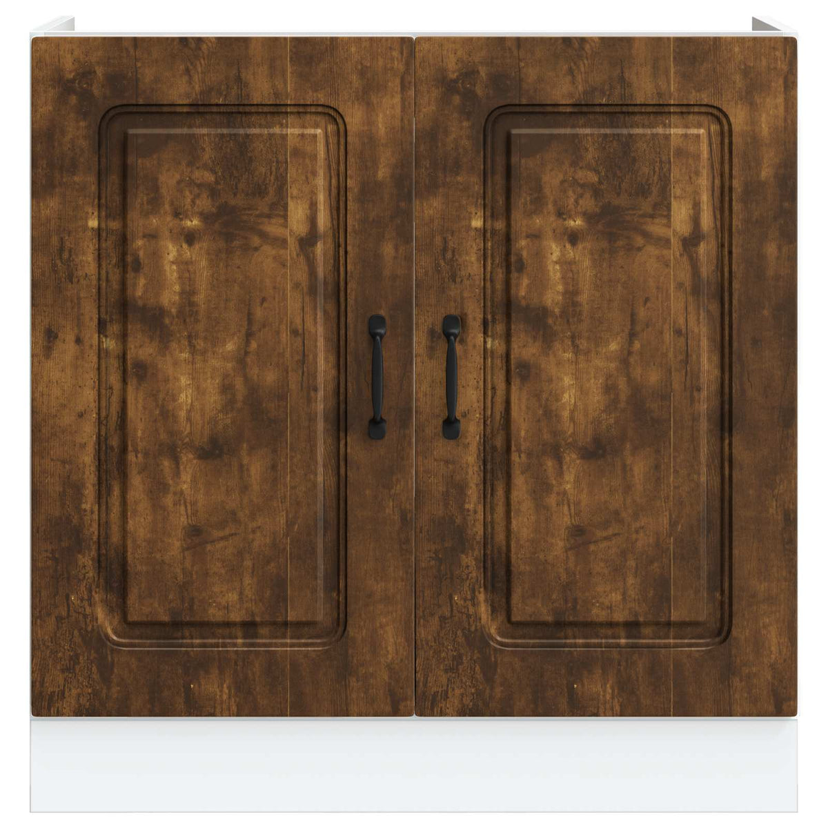 Sink Base Cabinet "Kalmar" Smoked Oak 80x46x81.5 cm