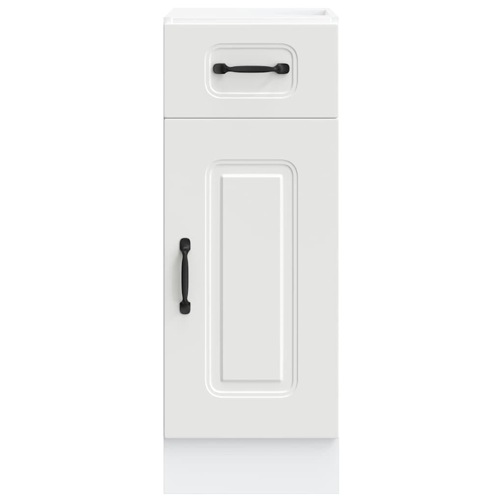 Kitchen Base Cabinet "Kalmar" White Engineered Wood