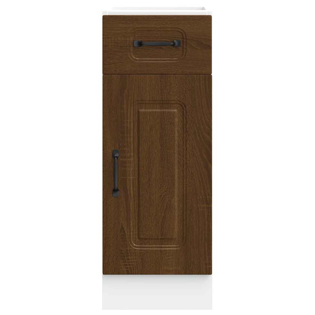 vidaXL Kitchen Base Cabinet Kalmar Brown Oak Engineered Wood