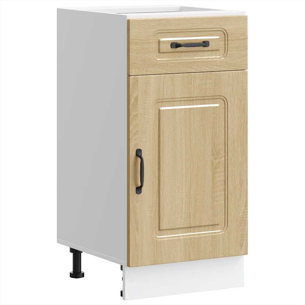 Kitchen Base Cabinet "Kalmar" Sonoma Oak Engineered Wood