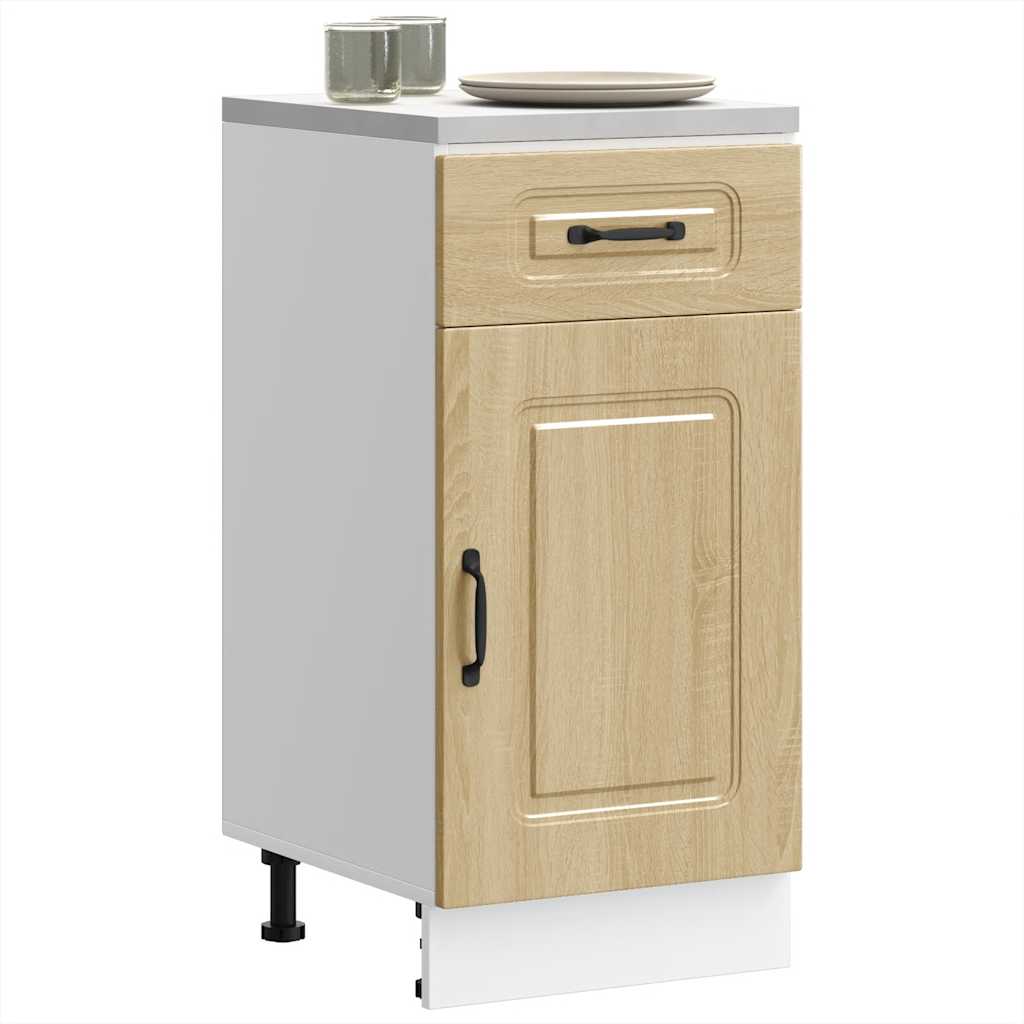 Kitchen Base Cabinet "Kalmar" Sonoma Oak Engineered Wood