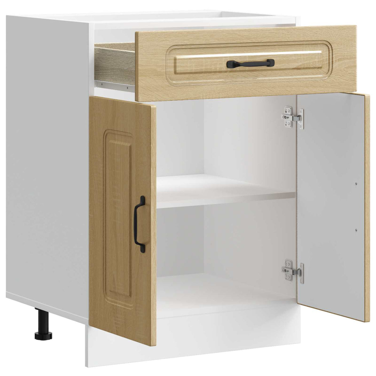 Kitchen Base Cabinet "Kalmar" Sonoma Oak Engineered Wood