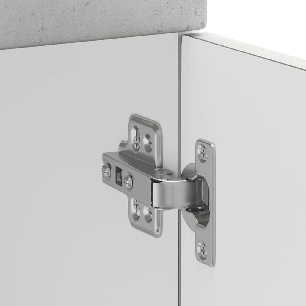 Kitchen Base Cabinet "Kalmar" Concrete Grey Engineered Wood