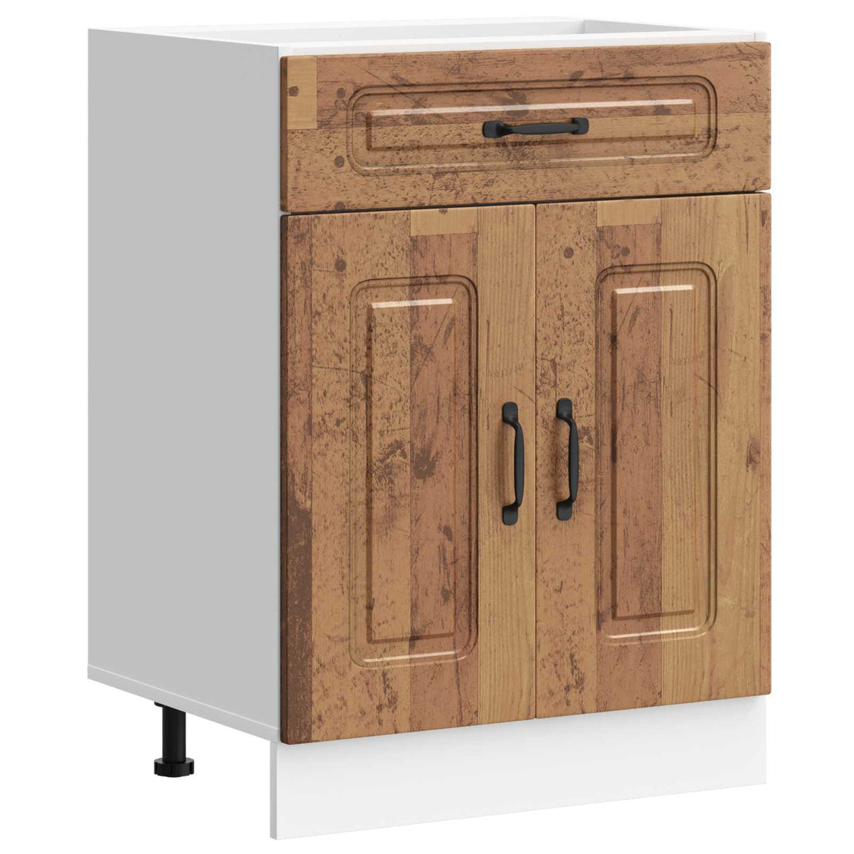 Kitchen Base Cabinet "Kalmar" Old Wood Engineered Wood