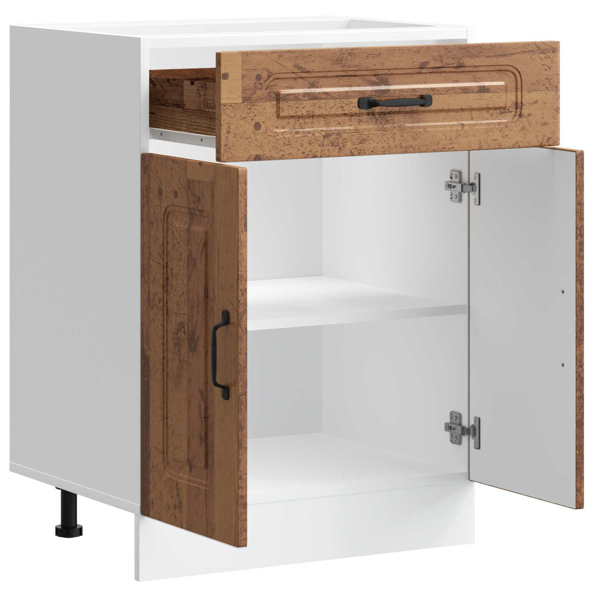 Kitchen Base Cabinet "Kalmar" Old Wood Engineered Wood