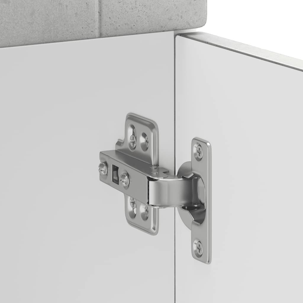 Kitchen Base Cabinet "Kalmar" Concrete Grey Engineered Wood