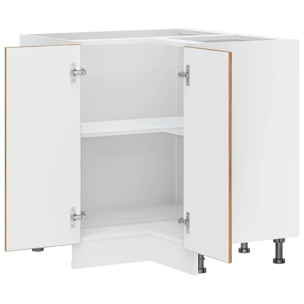 Kitchen Corner Base Cabinet "Kalmar" Old Wood Engineered Wood