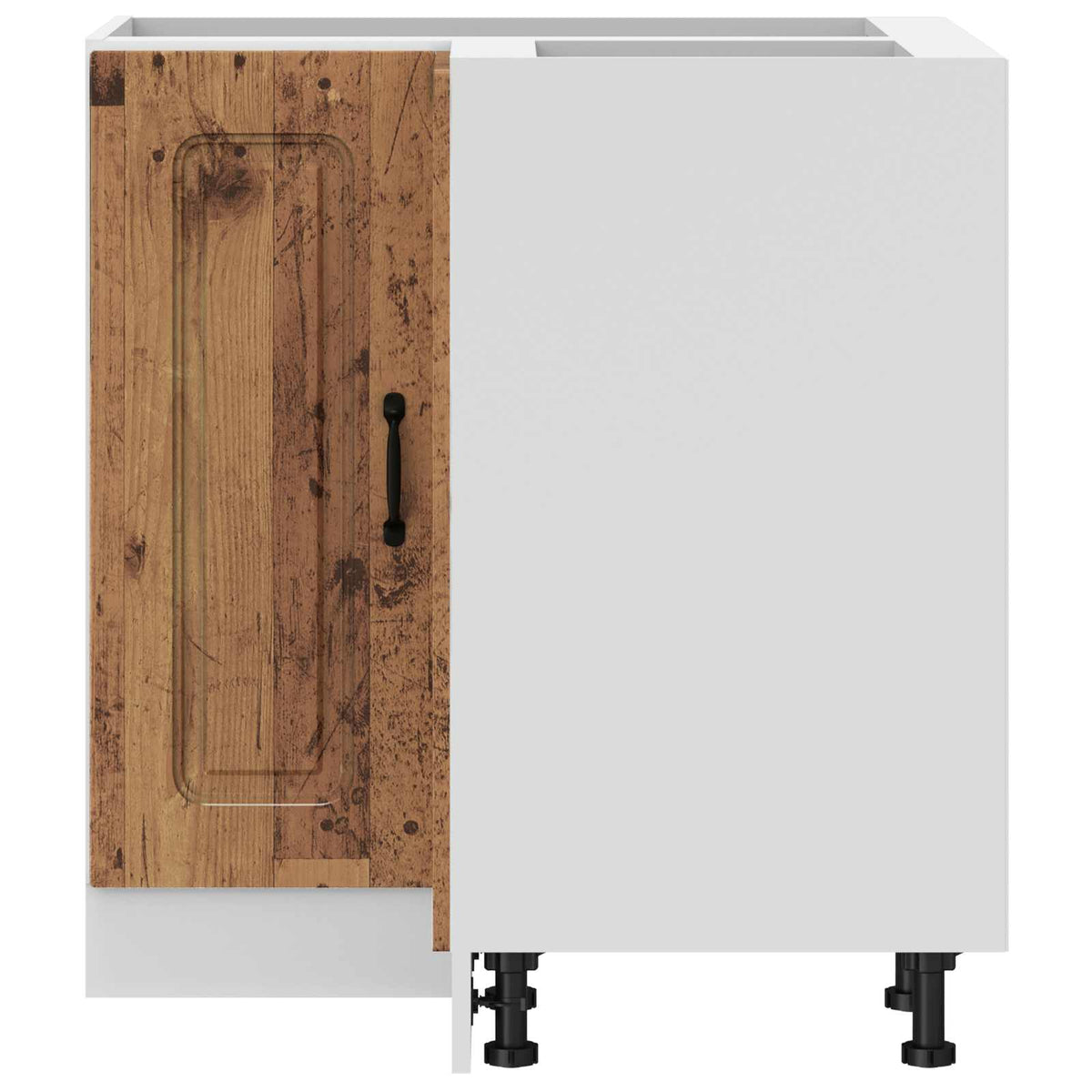 Kitchen Corner Base Cabinet "Kalmar" Old Wood Engineered Wood