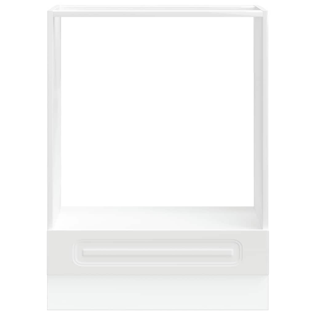 Oven Cabinet Kalmar White Engineered Wood