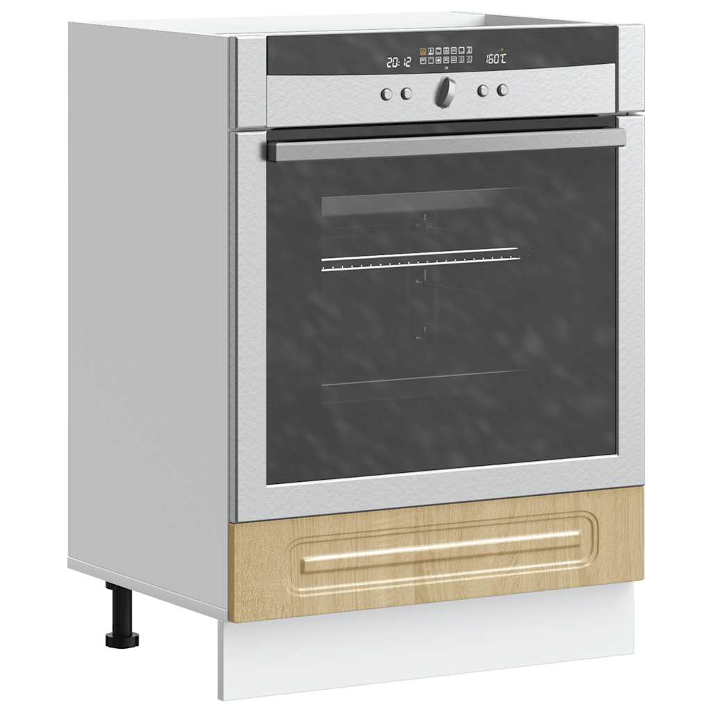 Oven Cabinet "Kalmar" Sonoma Oak Engineered Wood